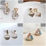 雨朵 【現貨】 韓版時尚耳飾 耳釘 耳夾-073.074.104 防水包 包包