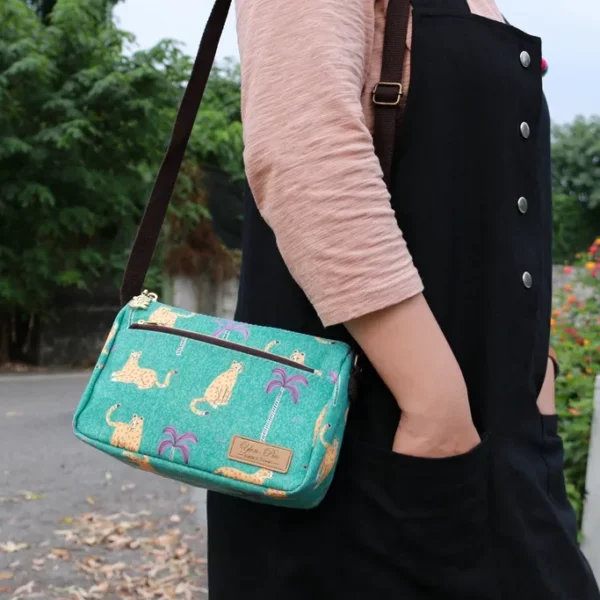 M442 花漾下午茶斜背包 雨朵防水包 斜背包 雨朵防水包 包包 water-proof bag 8
