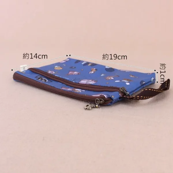 U201 格紋2拉化妝包 雨朵防水包 化妝包 雨朵防水包 包包 water-proof bag 2