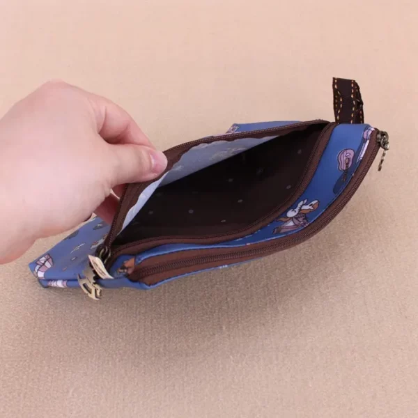 U201 格紋2拉化妝包 雨朵防水包 化妝包 雨朵防水包 包包 water-proof bag 5