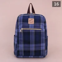 16(藍格紋)