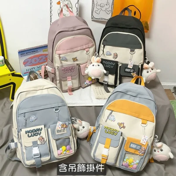 雨朵 49006 大學生後背包.雙肩大後背.學生書包,雨朵小舖專售uma hana台灣製造防水包.包包,顏色-49006
