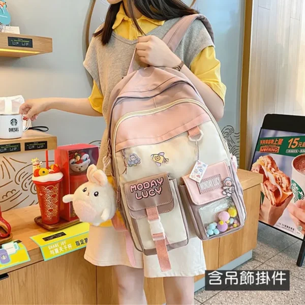 雨朵 49006 大學生後背包.雙肩大後背.學生書包,雨朵小舖專售uma hana台灣製造防水包.包包,顏色-49006-2