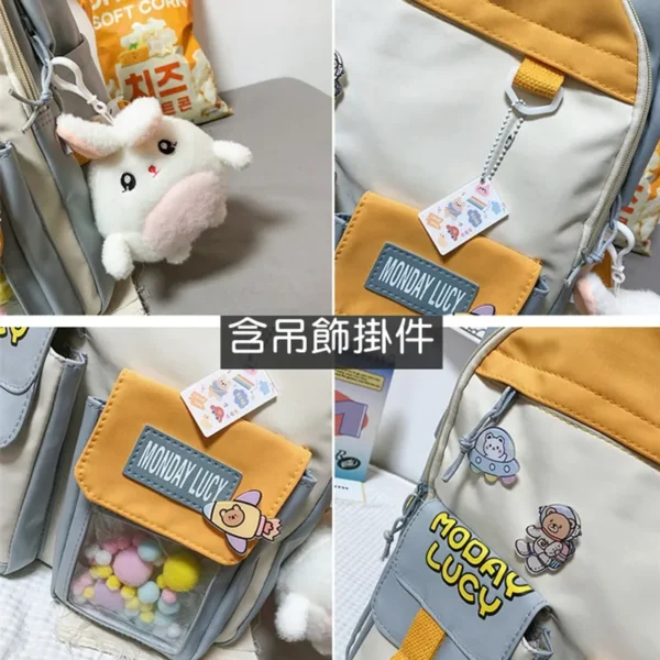 雨朵 49006 大學生後背包.雙肩大後背.學生書包,雨朵小舖專售uma hana台灣製造防水包.包包,顏色-49006-8