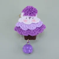 E007-紫色聖誕樹兔