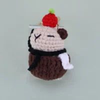 E008-水豚頂蘋果