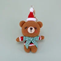 E028-聖誕熊玩偶