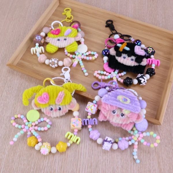 雨朵 C007~C012 豬豬小海狸鑰匙扣.掛件,雨朵小舖專售uma hana台灣製造防水包.包包,顏色-IMG 7453