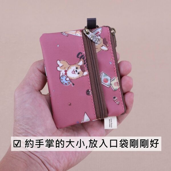 U035 二拉小零錢包 雨朵防水包 包包 - 圖片 7