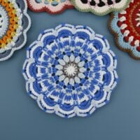 E039-波西米亞編織杯墊(10號)