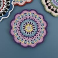 E039-波西米亞編織杯墊(14號)