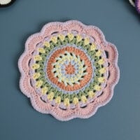 E039-波西米亞編織杯墊(6號)