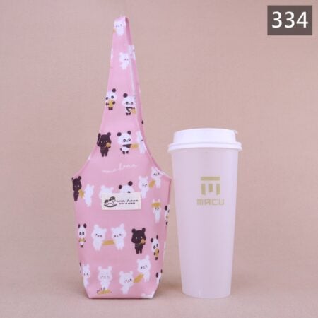 U319 多用杯套飲料杯袋 雨朵防水包 包包 - 334