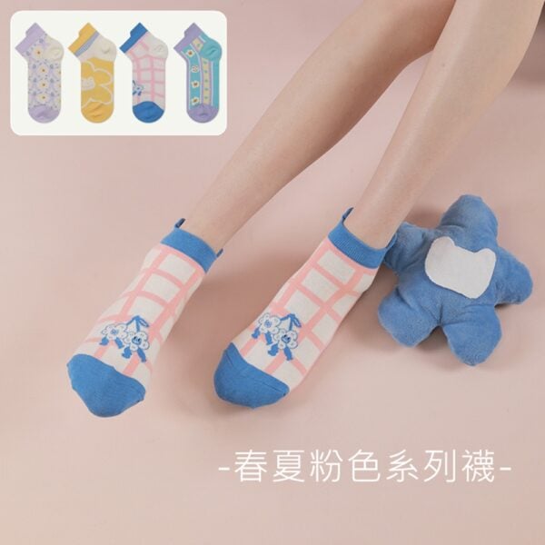 w0202 精梳棉船型透氣短襪.襪子