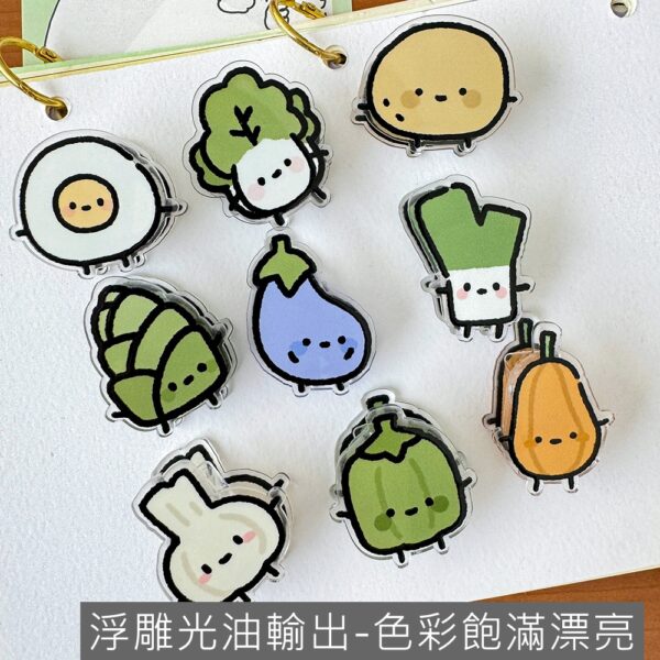 E096 可愛造型封口夾.便籤夾.食物夾.PP夾.書籤(2入) - 圖片 4