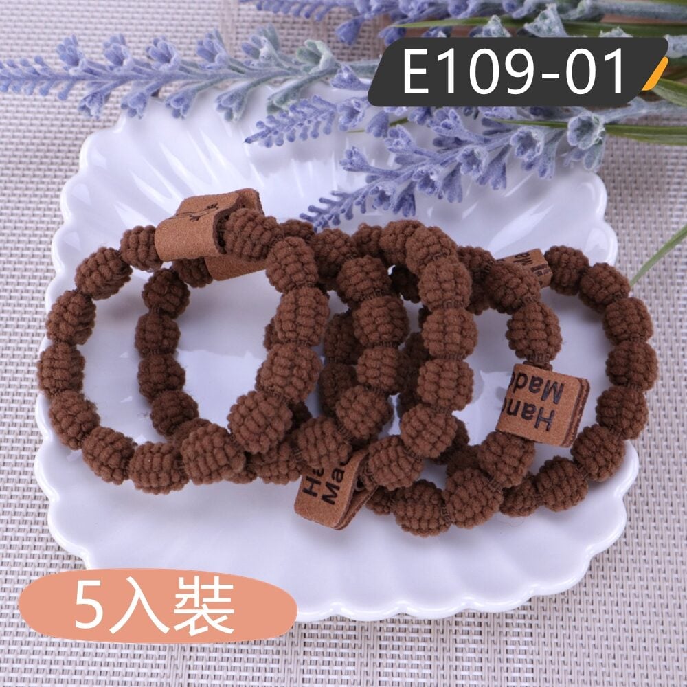 E109 高彈性髮束.髮圈 (5入裝) | 雨朵防水包包專賣店 E109 高彈性髮束.髮圈 (5入裝) - 圖片 14