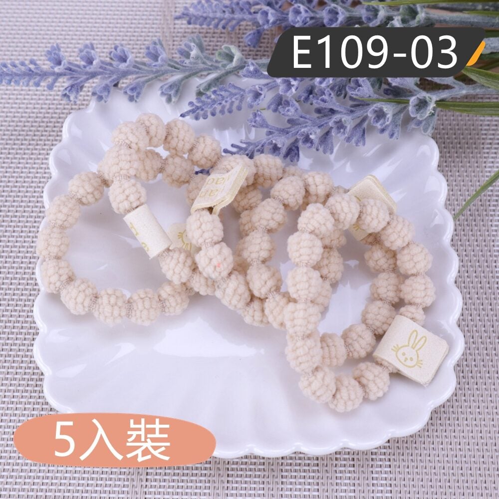 E109 高彈性髮束.髮圈 (5入裝) | 雨朵防水包包專賣店 E109 高彈性髮束.髮圈 (5入裝) - 圖片 16