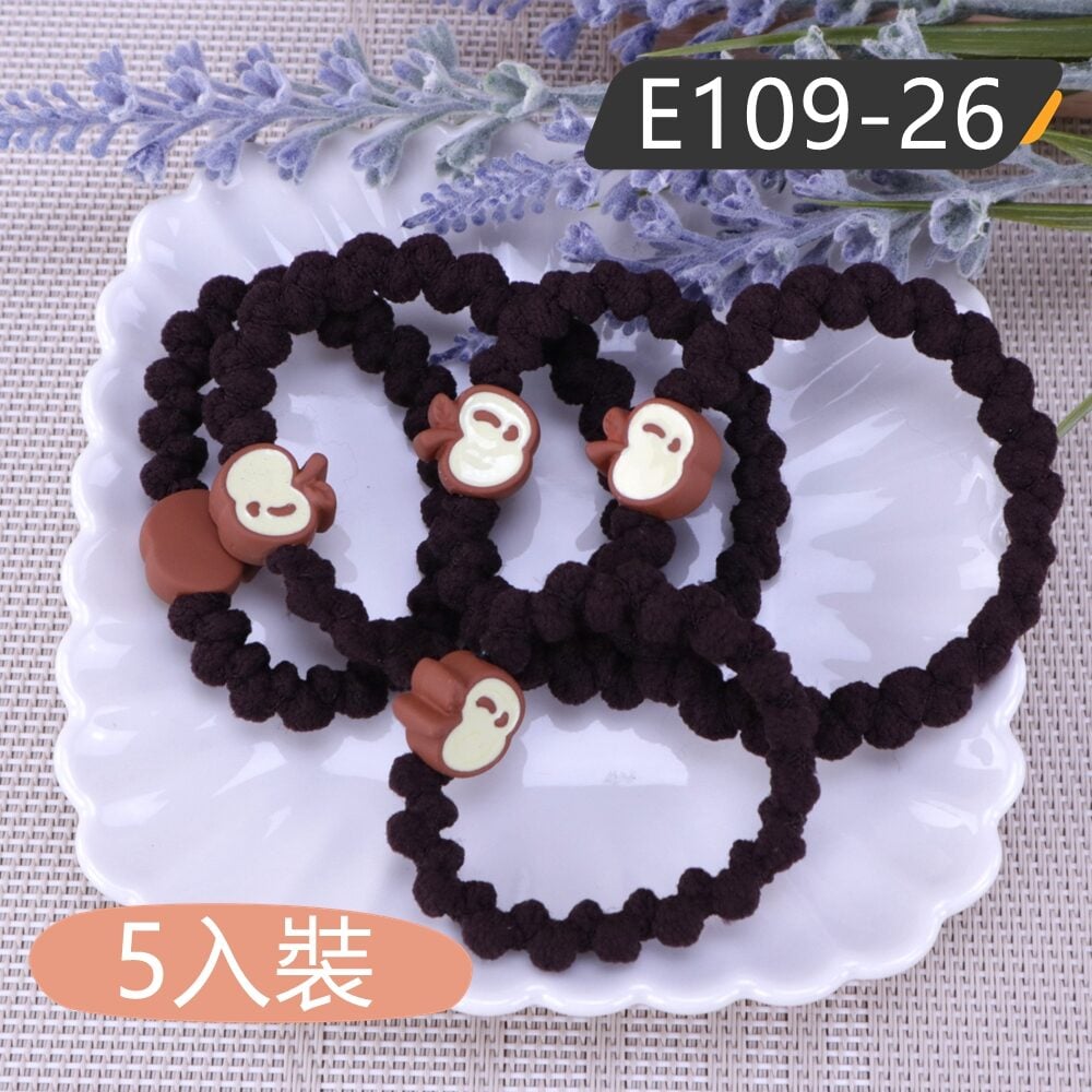 E109 高彈性髮束.髮圈 (5入裝) | 雨朵防水包包專賣店 E109 高彈性髮束.髮圈 (5入裝) - 圖片 38