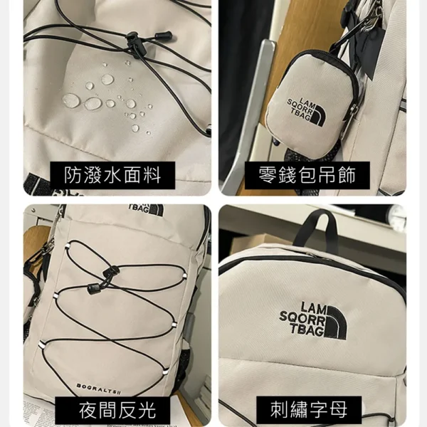 88002 大學生後背包.雙肩大後背.學生書包 - 圖片 10