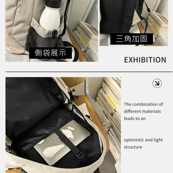 88002 大學生後背包.雙肩大後背.學生書包 - 圖片 11