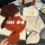 G0001 100%羊毛針織保暖加厚情侶圍巾.圍脖領巾