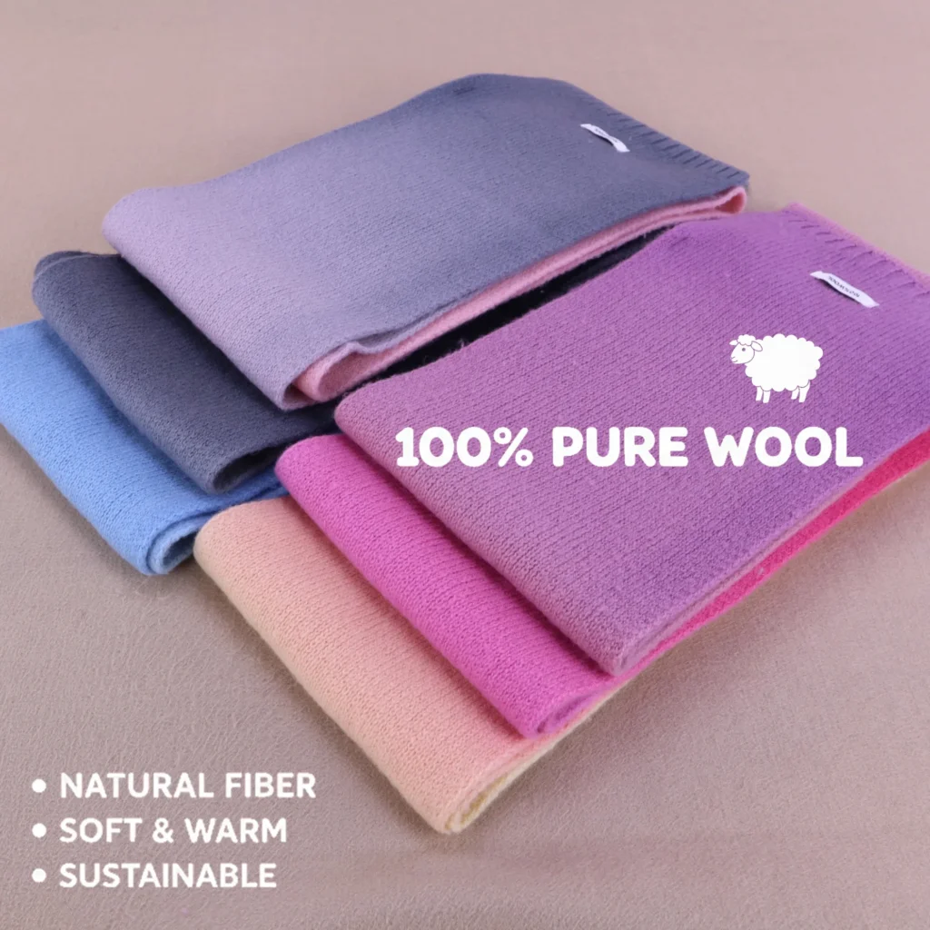 G0003 100%羊毛漸變針織圍巾.加厚保暖圍脖披肩圍巾 | 雨朵防水包包專賣店