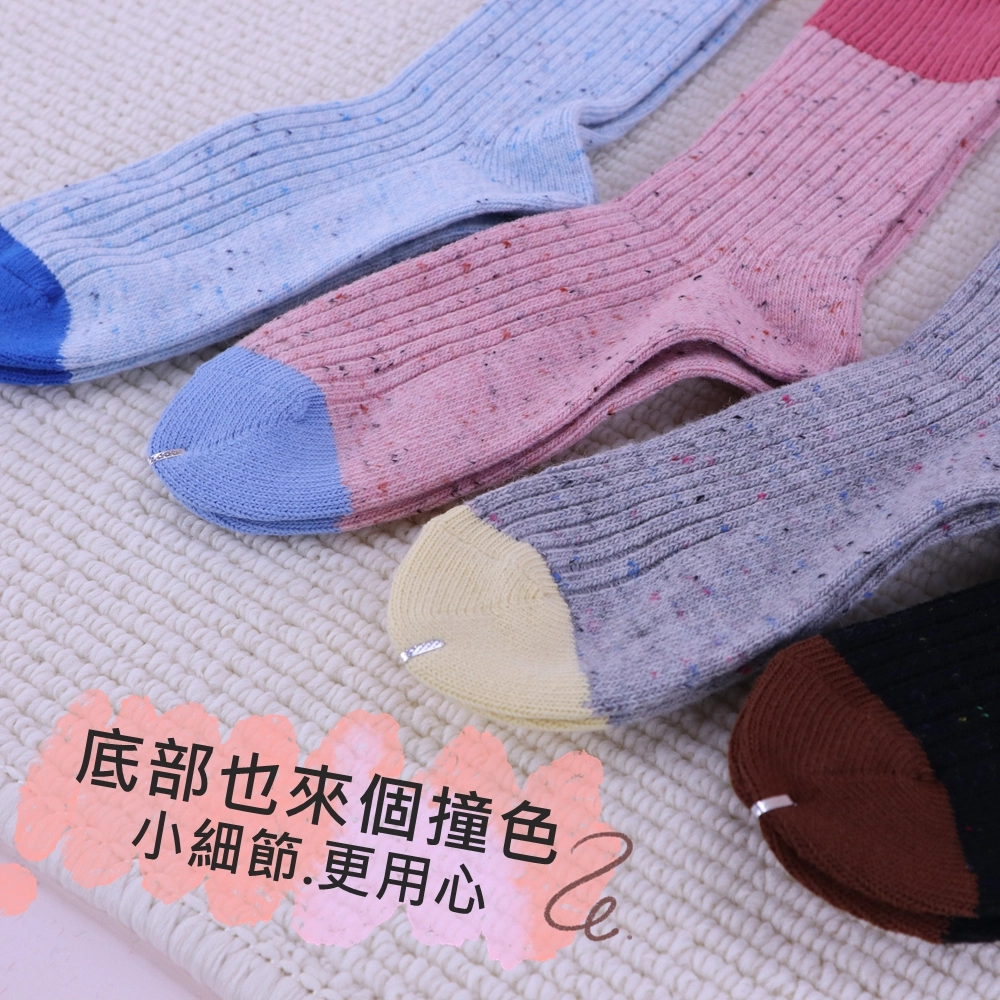 w0071 點子紗加厚保暖秋冬羊毛襪.堆堆長襪 | 雨朵防水包包專賣店