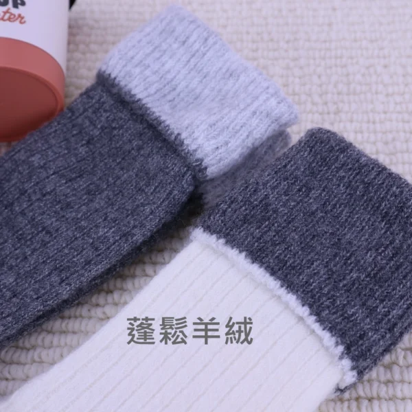 w0073 刺繡加厚秋冬羊毛襪.長襪 - 圖片 15
