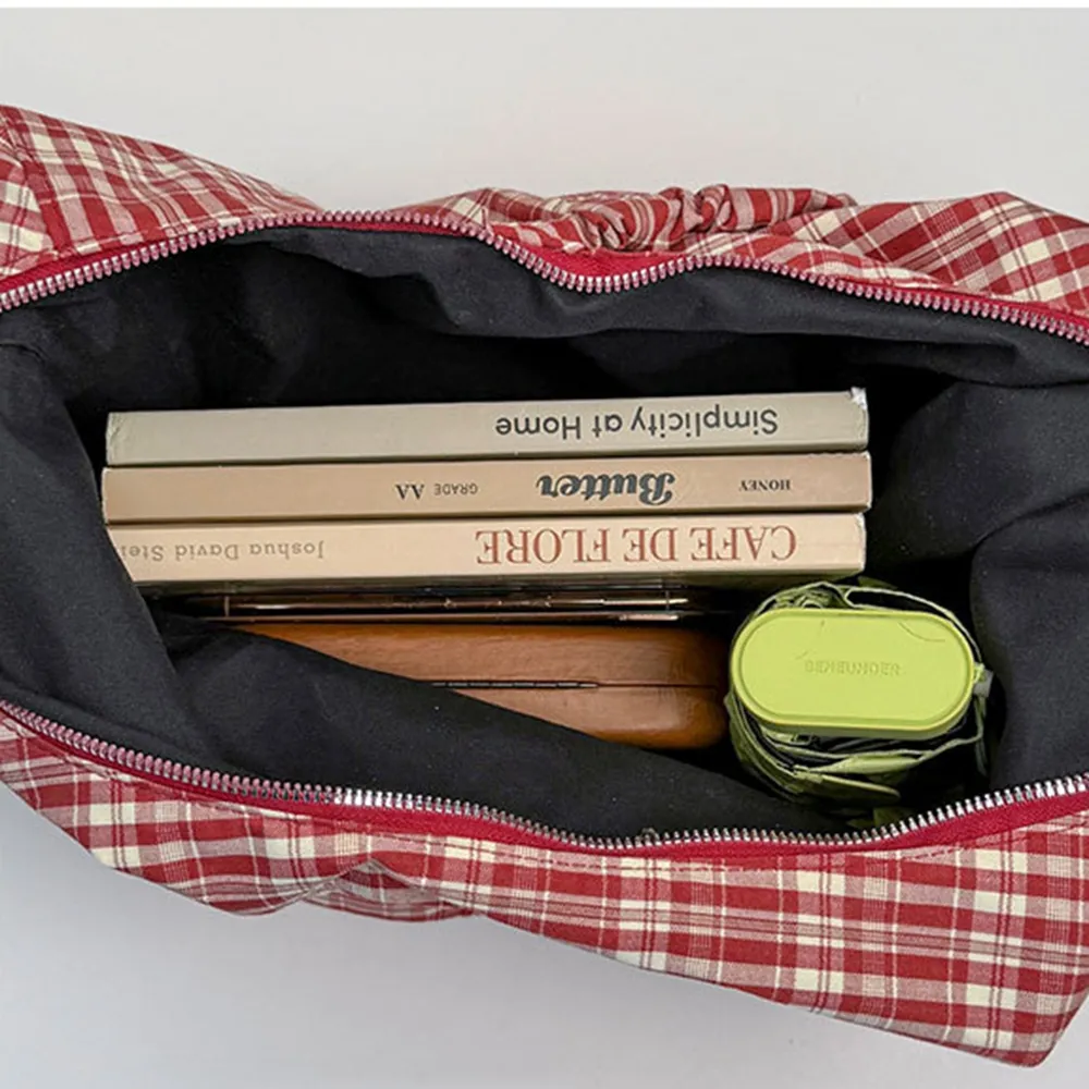 35001 韓版百搭格子餃子包.通勤輕便抽繩斜背包 | 雨朵防水包包專賣店 35001 韓版百搭格子餃子包.通勤輕便抽繩斜背包 | 雨朵防水包包專賣店