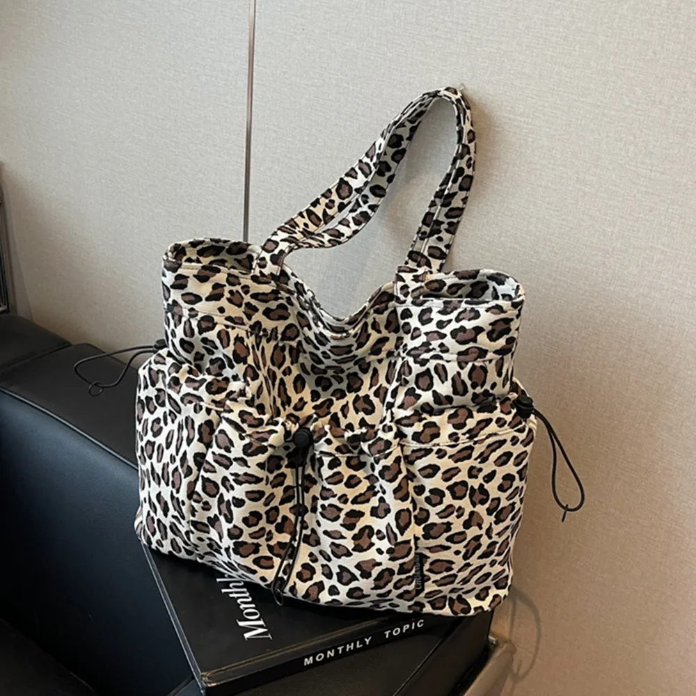 45002 豹紋慵懶風帆布包.肩背包 | 雨朵防水包包專賣店 45002 豹紋慵懶風帆布包.肩背包 | 雨朵防水包包專賣店