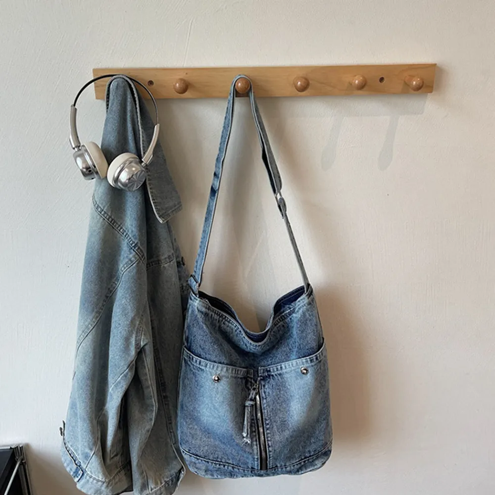 45005 大容量復古撞色托特包.牛仔休閒肩背包 | 雨朵防水包包專賣店 45005 大容量復古撞色托特包.牛仔休閒肩背包 | 雨朵防水包包專賣店