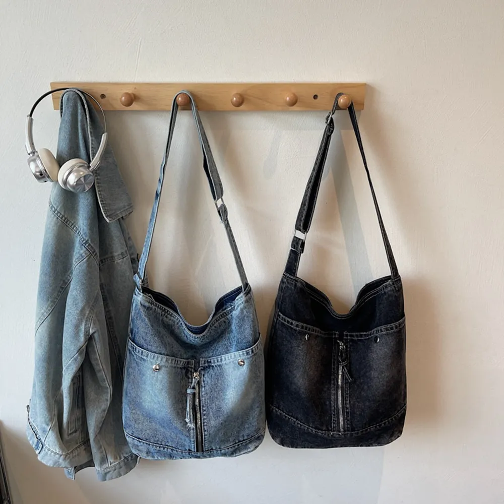 45005 大容量復古撞色托特包.牛仔休閒肩背包 | 雨朵防水包包專賣店 45005 大容量復古撞色托特包.牛仔休閒肩背包 | 雨朵防水包包專賣店