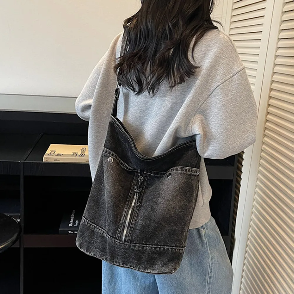 45005 大容量復古撞色托特包.牛仔休閒肩背包 | 雨朵防水包包專賣店 45005 大容量復古撞色托特包.牛仔休閒肩背包 | 雨朵防水包包專賣店