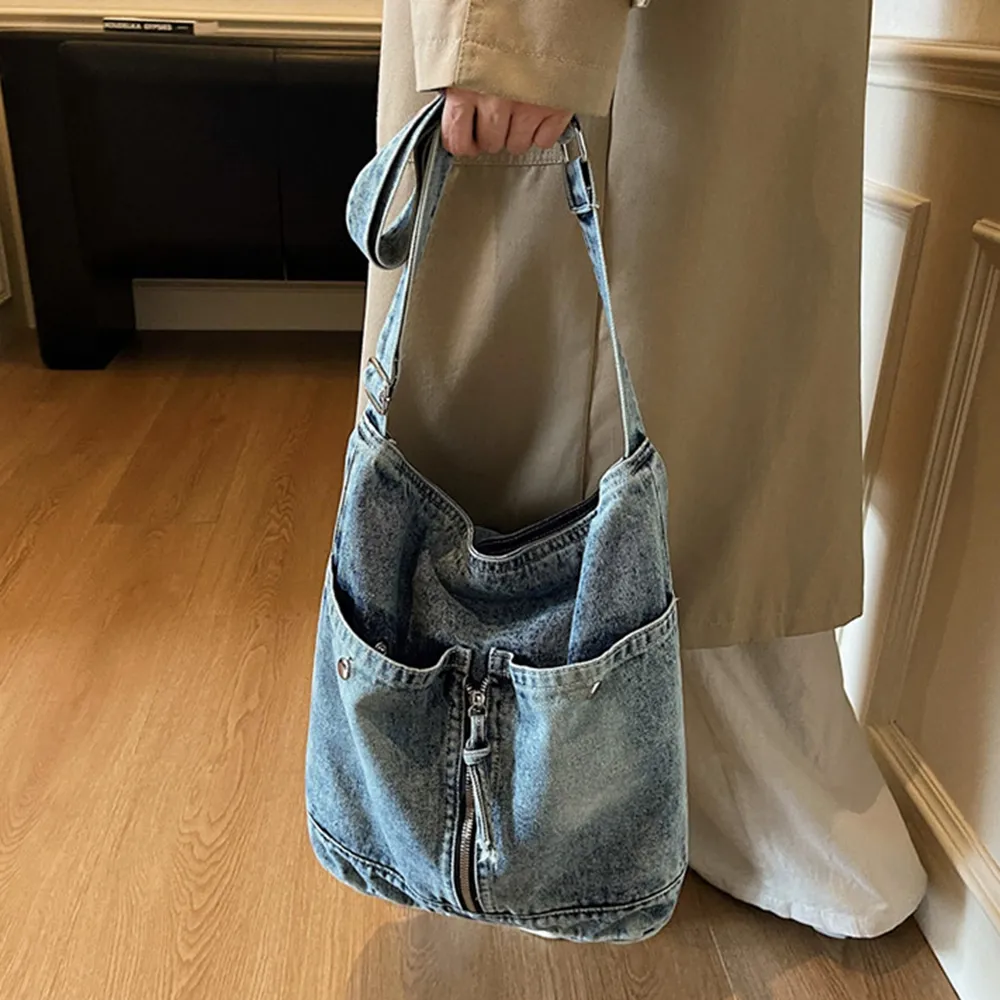 45005 大容量復古撞色托特包.牛仔休閒肩背包 | 雨朵防水包包專賣店 45005 大容量復古撞色托特包.牛仔休閒肩背包 | 雨朵防水包包專賣店