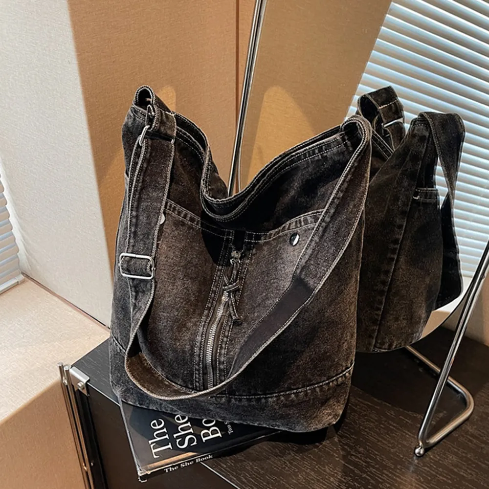 45005 大容量復古撞色托特包.牛仔休閒肩背包 | 雨朵防水包包專賣店 45005 大容量復古撞色托特包.牛仔休閒肩背包 | 雨朵防水包包專賣店