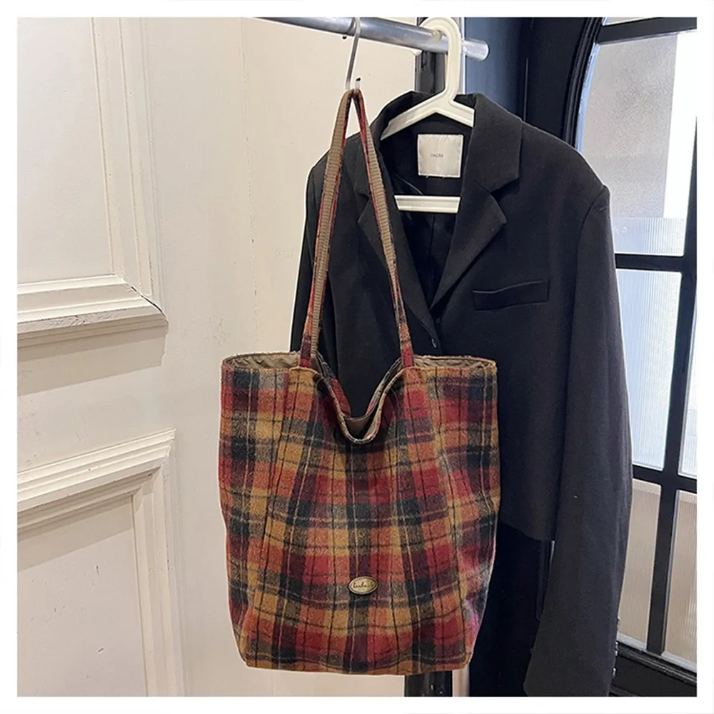 45006 韓版格子托特包.學院風休閒大容量肩背包 | 雨朵防水包包專賣店 45006 韓版格子托特包.學院風休閒大容量肩背包 | 雨朵防水包包專賣店