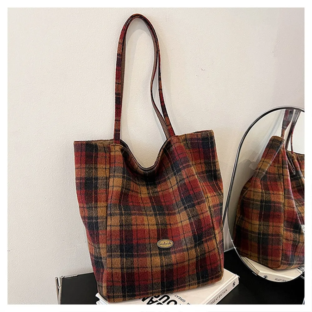 45006 韓版格子托特包.學院風休閒大容量肩背包 | 雨朵防水包包專賣店 45006 韓版格子托特包.學院風休閒大容量肩背包 | 雨朵防水包包專賣店