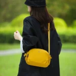 45008 時尚素色休閒布包.斜背包