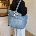 59100 水洗牛仔布托特包.手提包.肩背包
