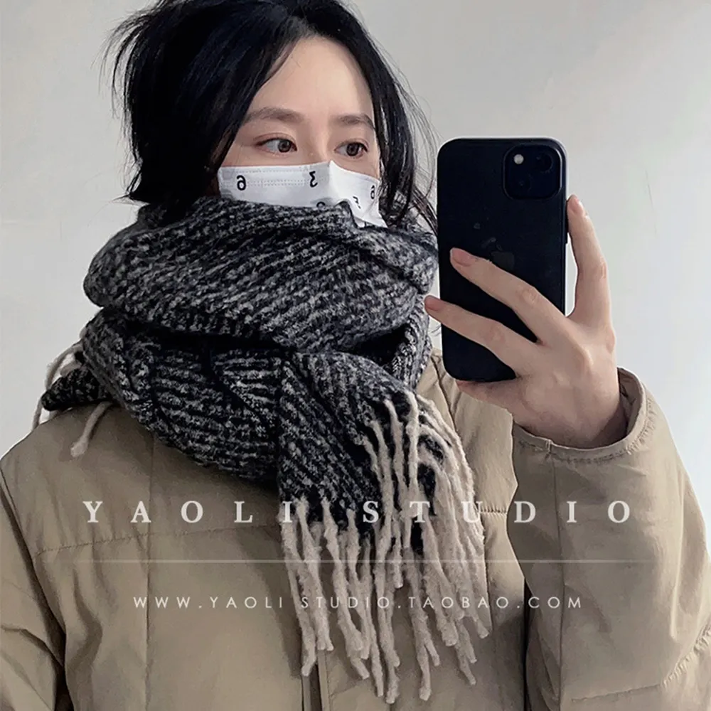 G0006 仿羊絨雪花點點復古流蘇圍巾.柔軟圍脖 | 雨朵防水包包專賣店 G0006 仿羊絨雪花點點復古流蘇圍巾.柔軟圍脖 | 雨朵防水包包專賣店