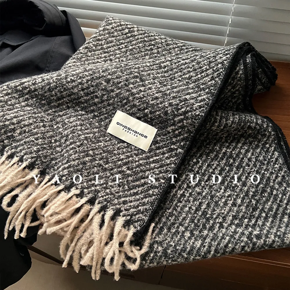 G0006 仿羊絨雪花點點復古流蘇圍巾.柔軟圍脖 | 雨朵防水包包專賣店 G0006 仿羊絨雪花點點復古流蘇圍巾.柔軟圍脖 | 雨朵防水包包專賣店