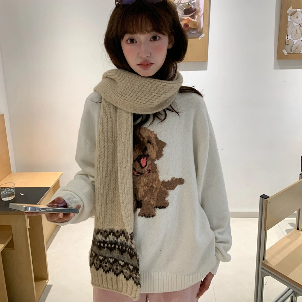 G0009 森林密碼緹花毛線針織圍巾 | 雨朵防水包包專賣店 G0009 森林密碼緹花毛線針織圍巾 | 雨朵防水包包專賣店