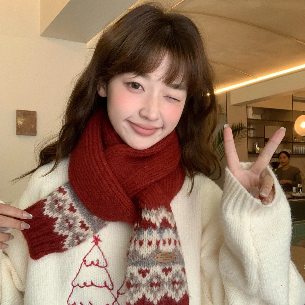 G0009 森林密碼緹花毛線針織圍巾 | 雨朵防水包包專賣店 G0009 森林密碼緹花毛線針織圍巾 | 雨朵防水包包專賣店