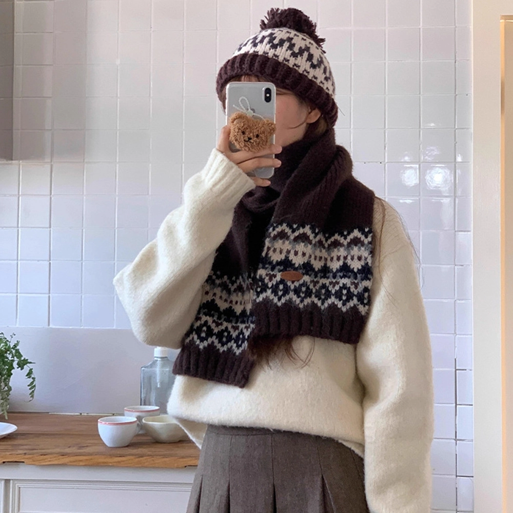 G0009 森林密碼緹花毛線針織圍巾 | 雨朵防水包包專賣店 G0009 森林密碼緹花毛線針織圍巾 | 雨朵防水包包專賣店