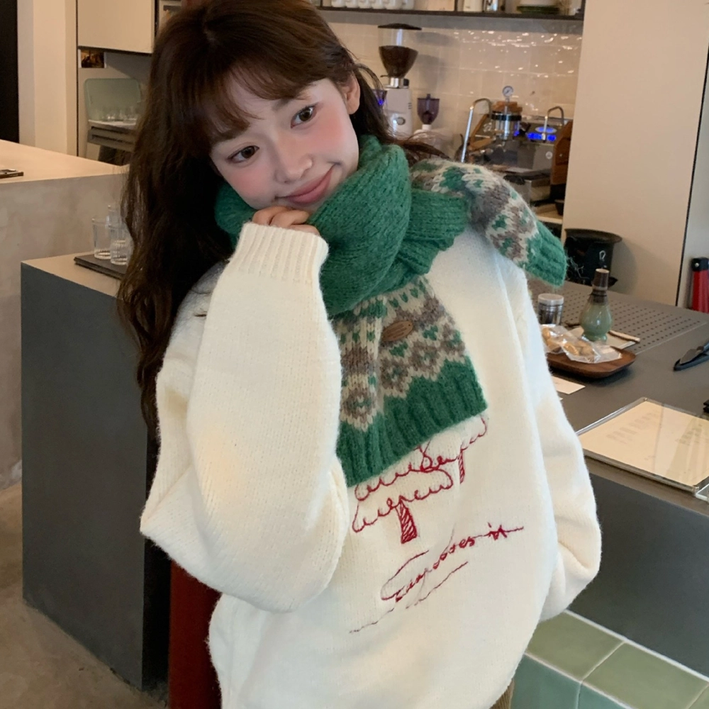 G0009 森林密碼緹花毛線針織圍巾 | 雨朵防水包包專賣店 G0009 森林密碼緹花毛線針織圍巾 | 雨朵防水包包專賣店