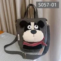 S057-01 暖灰領巾狗狗